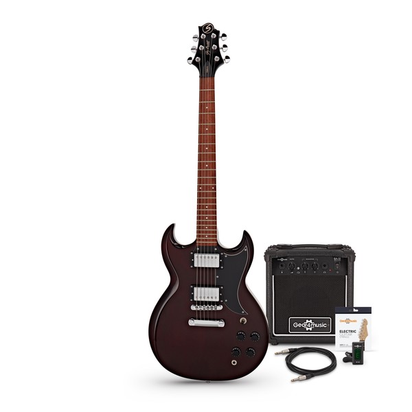 Greg Bennett Torino TR-1 Electric Guitar + Amp Pack, Wine Red