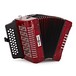 Diatonic Button Accordion by Gear4music, 12 Bass