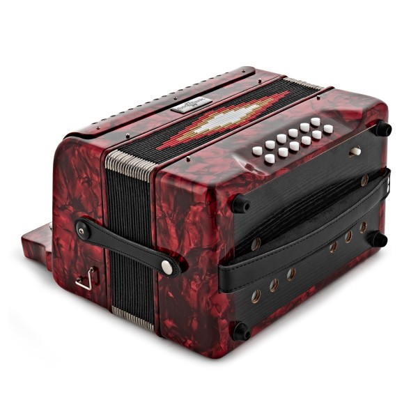Diatonic Button Accordion by Gear4music, 12 Bass