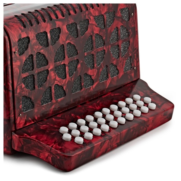 Diatonic Button Accordion by Gear4music, 12 Bass