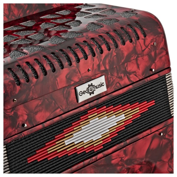 Diatonic Button Accordion by Gear4music, 12 Bass