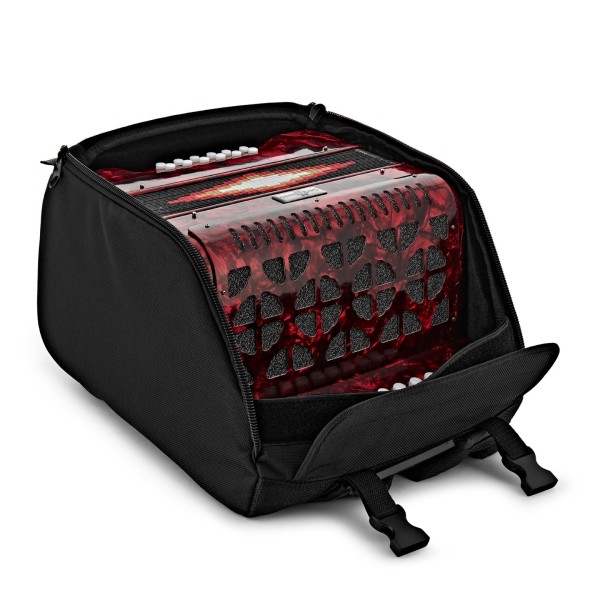 Diatonic Button Accordion by Gear4music, 12 Bass
