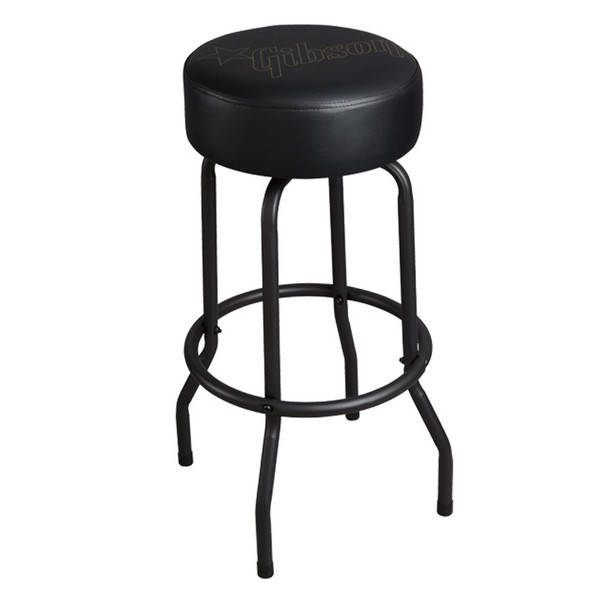 Gibson Premium Tall Playing Stool, Standard Logo - Front View