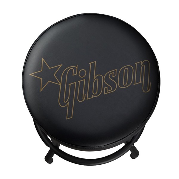 Gibson Premium Short Playing Stool, Star Logo - Seat View