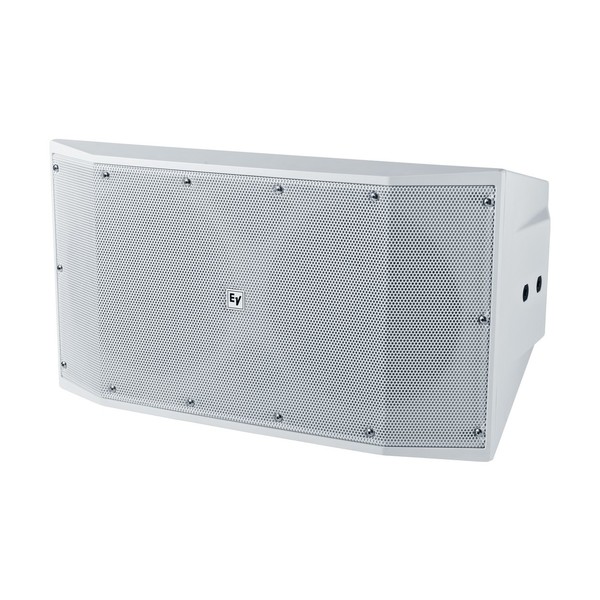 Electro-Voice EVID S10.1 Installation Subwoofer, White, Front Angled Left