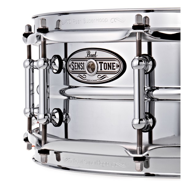 Pearl Sensitone 14'' x 5'' Snare Drum, Beaded Steel