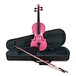 Rainbow Fantasia Violino rosa con attrezzatura, 4/4