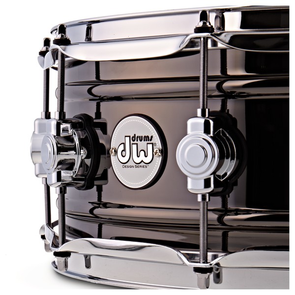 DW Design Series 14'' x 5.5'' Black Nickel Over Brass Snare Drum