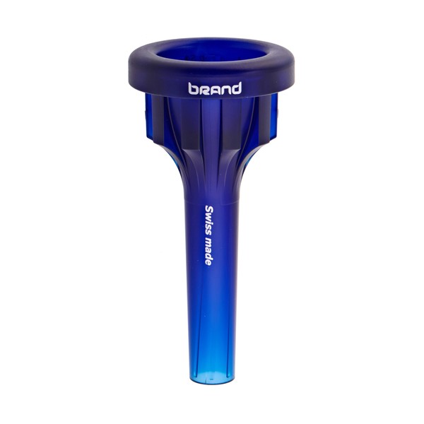 Brand TurboBlow S4 Tuba Mouthpiece, Shallow, Blue