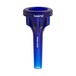 Brand TurboBlow S4 Tuba Mouthpiece, Shallow, Blue