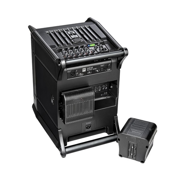 HK Audio Lucas Nano 608i Stereo System, Subwoofer Rear Angled Left