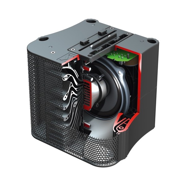 HK Audio Lucas Nano 608i Stereo System, Subwoofer Internal Cross-Section