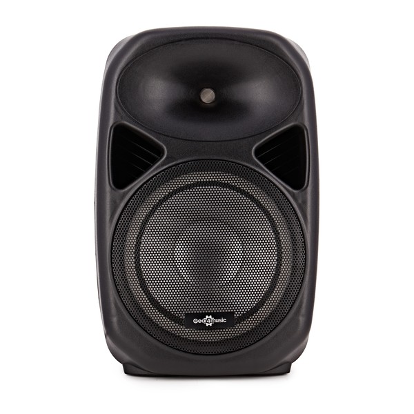 Galaxy 12" Active LED Speaker by Gear4music - Front View (Colour off)