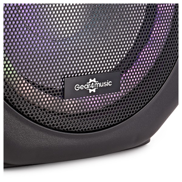 Galaxy 12" Active LED Speaker by Gear4music - Close Up Detail 1