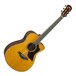 Yamaha AC3R Rosewood Electro Acoustic, Vintage Natural w/ THR5 Amp, Guitar Front Angled Right