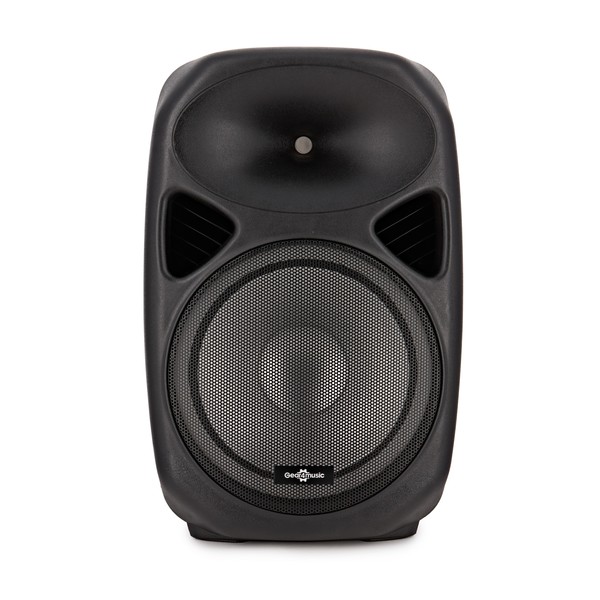 Galaxy 15" Active LED Speaker by Gear4music  - Front View (Colour off)