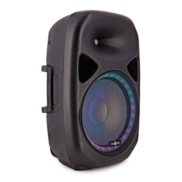 Galaxy 15" Active LED Speaker by Gear4music  - Side View 1