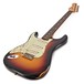 Fender Custom Shop Relic 62 Stratocaster Left Handed, 3-Tone Sunburst