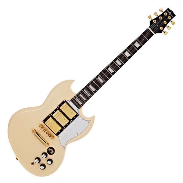 Brooklyn Select Electric Guitar by Gear4music, Ivory