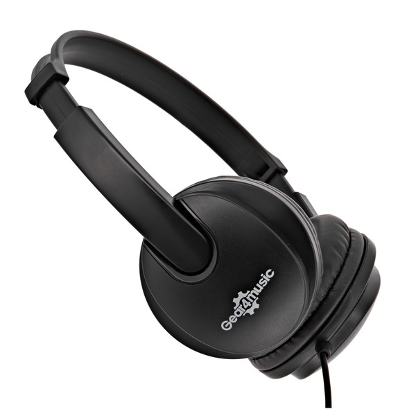 Junior Headphones, Black, by Gear4music