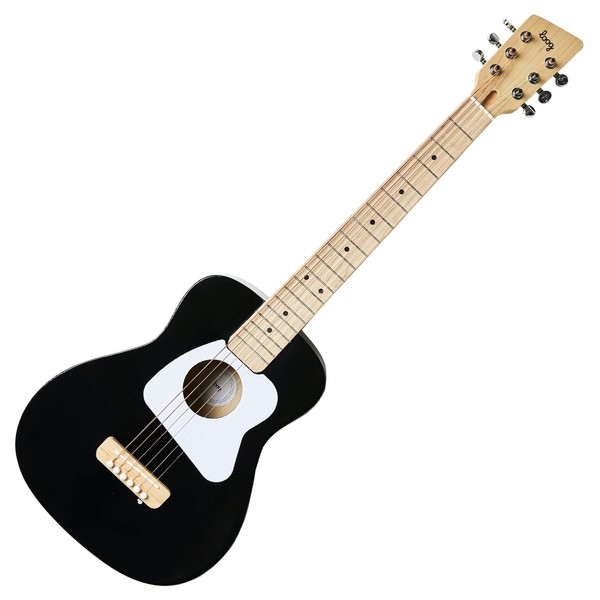 Loog Pro Acoustic VI, Black - Front View