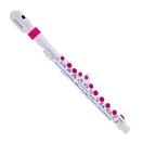 Nuvo jFlute 2.0 Outfit, White and Pink