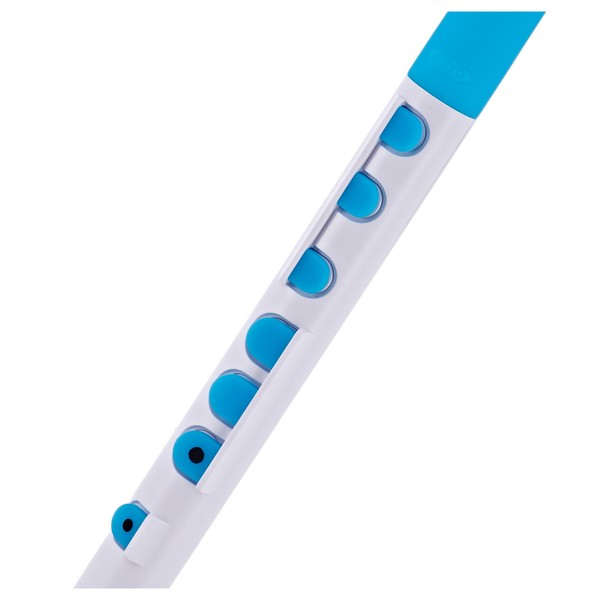 Nuvo TooT in White with Blue Trim, New Model