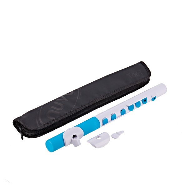 Nuvo TooT in White with Blue Trim, New Model