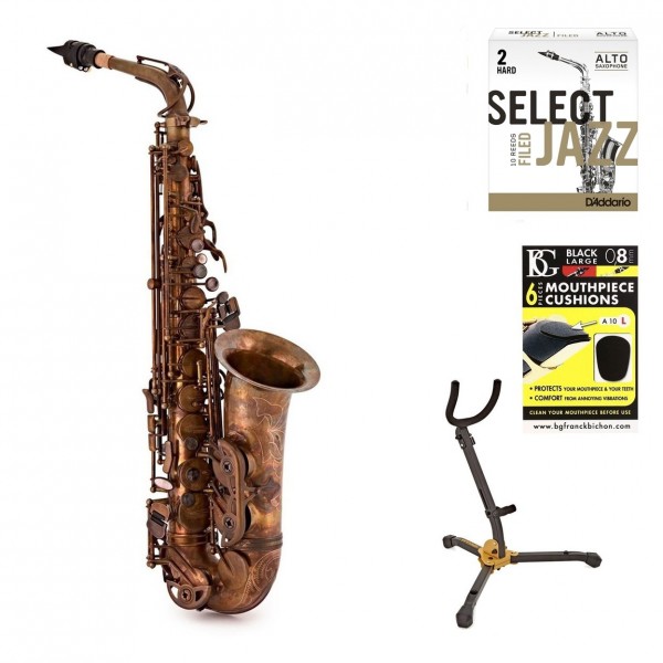 Conn-Selmer PAS380 Alto Saxophone Upgrade Bundle, Vintage