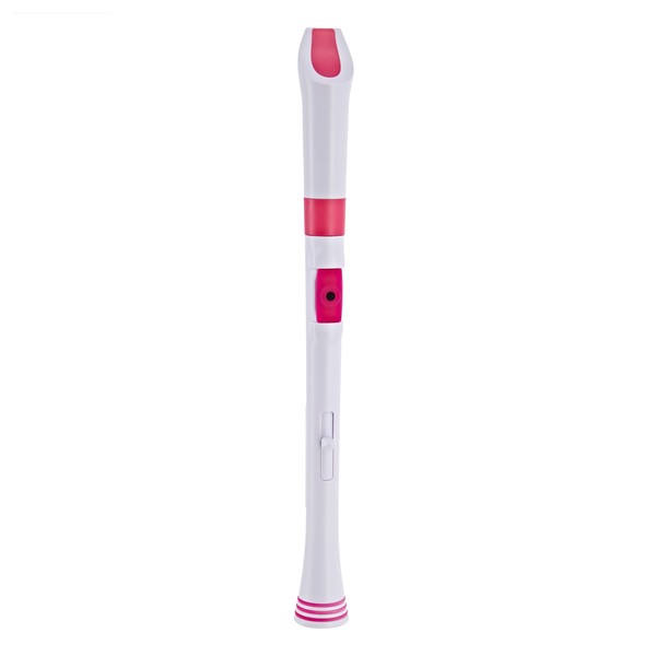 Nuvo Recorder+ with Hard Case, White and Pink