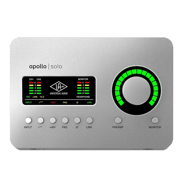 Universal Audio Apollo Solo TB3 - Front View