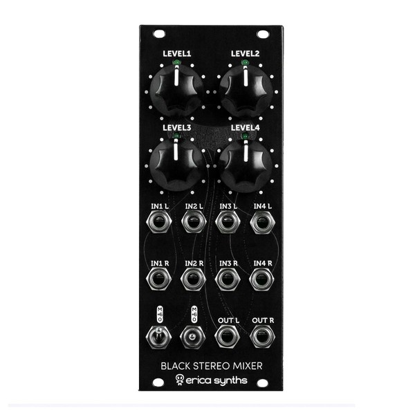 Erica Synths Black Stereo Mixer v3 (10HP)