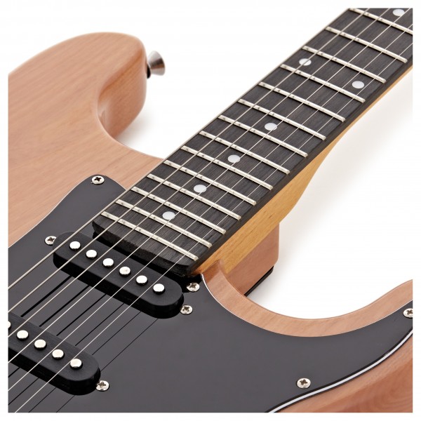 LA Select Electric Guitar Natural, 15W Guitar Amp & Accessory Pack