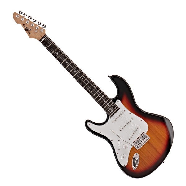 LA Left Handed Electric Guitar + 35W Complete Amp Pack, Sunburst