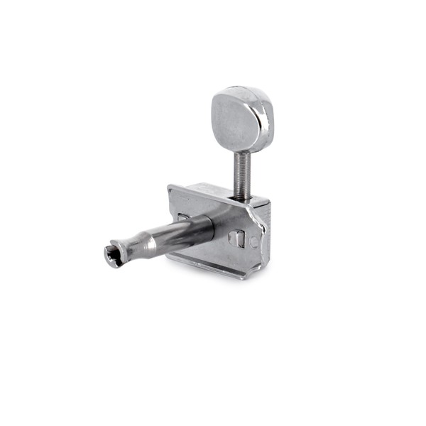 Guitarworks Tuning Machines, 6-In-Line Vintage Button Keys, Chrome