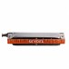 Seydel De Luxe Steel Chromatic Harmonica, Orchestra C, Back