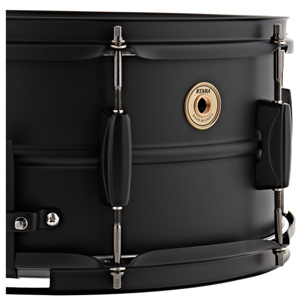 Tama 14" x 6.5" Metalworks Black on Black Steel Snare Drum