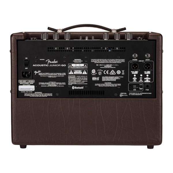 Fender Acoustic Junior Go Acoustic Amp - Rear View