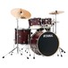 Tama Imperialstar 22'' 5pc Drum Kit w/Meinl Cymbals, Burgundy Walnut