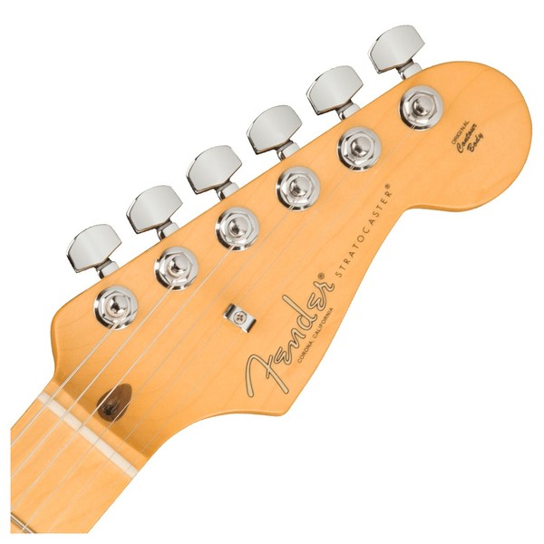 Fender American Pro II Stratocaster HSS MN, 3-Tone Sunburst - Headstock View