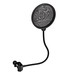 K&M 23956 Popkiller Microphone Shield, Black