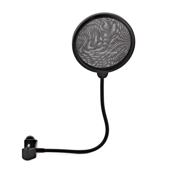 K&M 23956 Popkiller Microphone Shield, Black