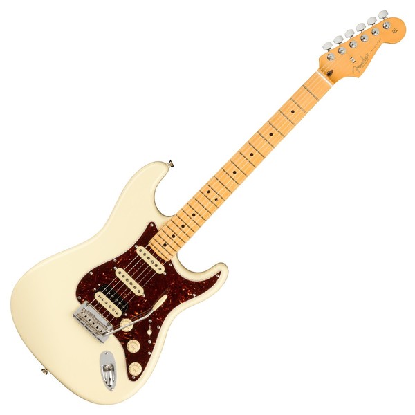 Fender American Pro II Stratocaster HSS MN, Olympic White - Front View
