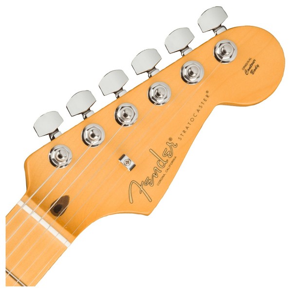 Fender American Pro II Stratocaster HSS MN, Olympic White - Headstock View