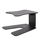 K & M 26774 tabel monitorstandaard, gestructureerde    zwart