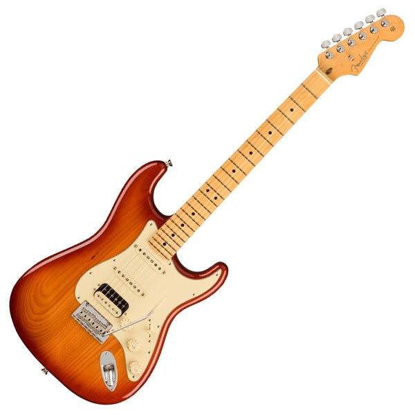 Fender American Pro II Stratocaster HSS MN, Sienna Sunburst - Front View