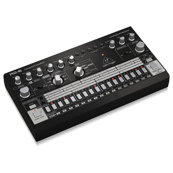 RD-6-BK 606 Drum Machine - Angled