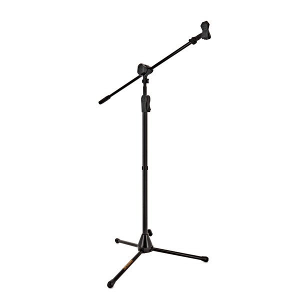 Hercules MS532B Ez Clutch Mic Stand with 2 in 1 Boom and Mic Clip