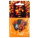 Dunlop Jimi Hendrix Picks 6 Pack, Voodoo Fire - Pack View