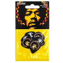 Dunlop Jimi Hendrix Picks 6 Pack, Aura Mandala